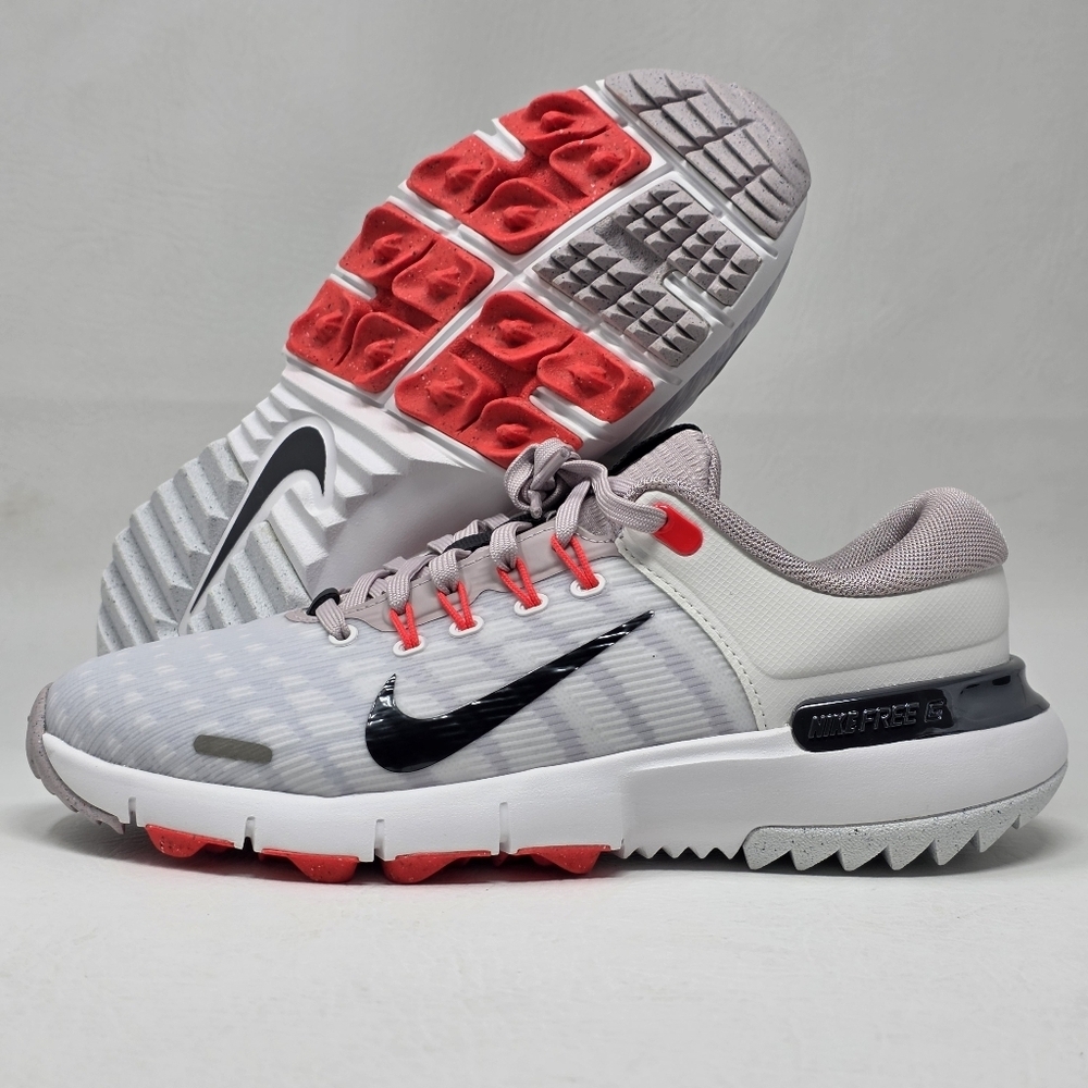 Nike Free Golf Nn Men Size 5 W Golf Summit White/Dark Team Red Fq7875-100 New